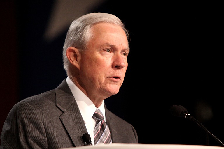 President Donald Trump told The New York Times in an interview Wednesday that he never would have appointed Jeff Sessions as attorney general had he known Sessions would recuse himself from overseeing the Russia investigation. Photo courtesy Flickr/Gage Skidmore