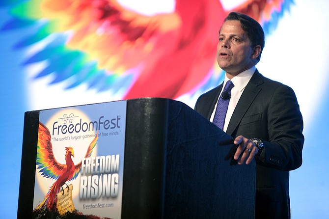 Appearing on Fox News Sunday, Wall Street financier Anthony Scaramucci pledged to begin "an era of a new good feeling" and said he hopes to "create a more positive mojo." He also promised to crack down on information leaks and pledged to better focus the message coming from the White House. Photo courtesy Flickr/Gage Skidmore