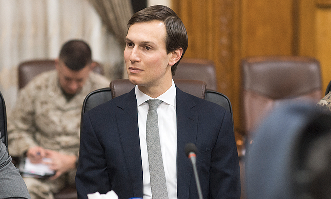 President Donald Trump's son-in-law and adviser Jared Kushner will return to Capitol Hill Tuesday for a second day of private meetings with congressional investigators, this time for a closed-door conversation with lawmakers on the House Intelligence Committee. Photo courtesy Chairmen of the Joint Chiefs of Staff