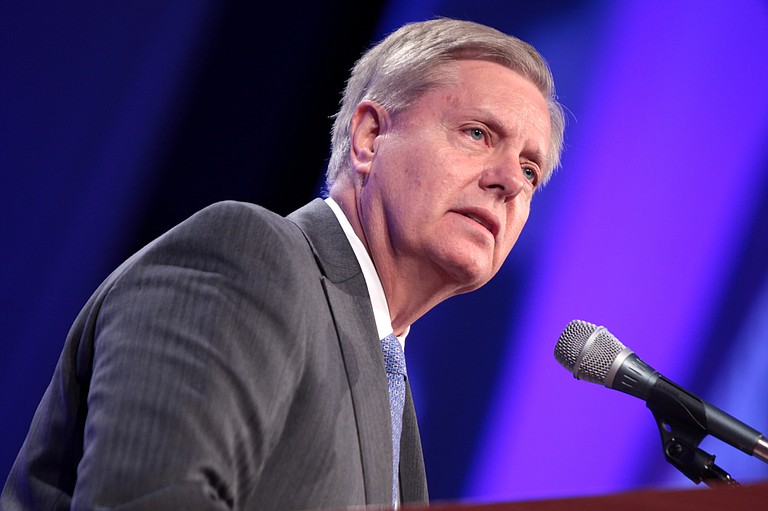Sen. Lindsey Graham of South Carolina is working on legislation that would block the firing of special counsels without judicial review. Photo courtesy Flickr/Gage Skidmore