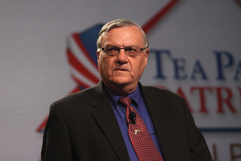 Former Sheriff Joe Arpaio was convicted of a criminal charge Monday for refusing to stop traffic patrols that targeted immigrants, marking a final rebuke for a politician who once drew strong popularity from such crackdowns but was ultimately booted from office as voters became frustrated over his headline-grabbing tactics and deepening legal troubles. Photo courtesy Flickr/Gage Skidmore