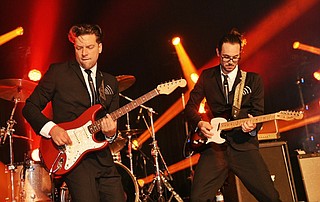 (Left to right) Doug VanSant and Jackson native Danny White are two of the founding members of California dream-surf quartet The Flusters. Photo courtesy Chris MIller