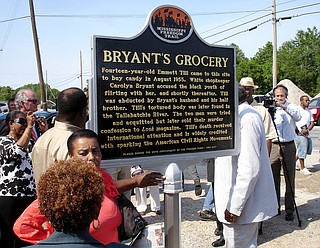 Bryant's Grocery Mississippi Freedom Trail Marker