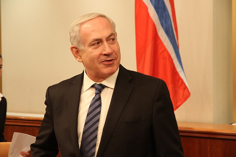 Israeli Prime Minister Benjamin Netanyahu's vow to never evacuate Jewish settlements from occupied land drew outrage Tuesday from Palestinians and complicated matters for the Trump administration's would-be peace envoys as they try to restart talks. Photo courtesy Flickr/Kjetil Elsebutangen