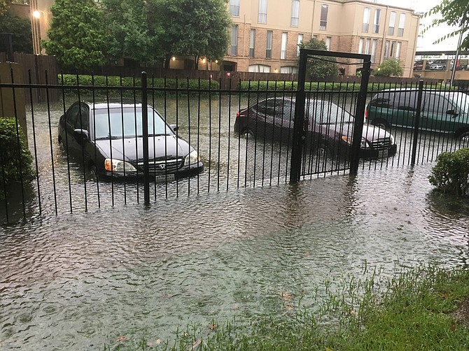 Flood waters rise in Houston as a result of Hurricane Harvey on Aug. 27, 2017. Photo courtesy Flickr/isfullofcrap