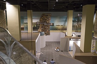 The Mississippi Civil Rights Museum and the Museum of Mississippi History, which share a lobby, are being built near the state Capitol in downtown Jackson. They are set to open Dec. 9 for the state's bicentennial.