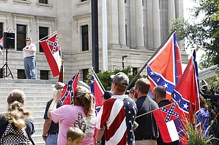 White supremacist flags in South Africa