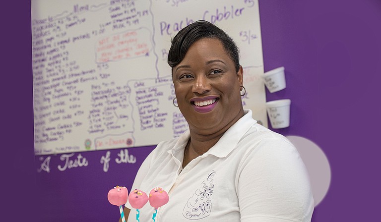 Crystal Kelly opened her Cakes by Crystal storefront in south Jackson in July 2016.