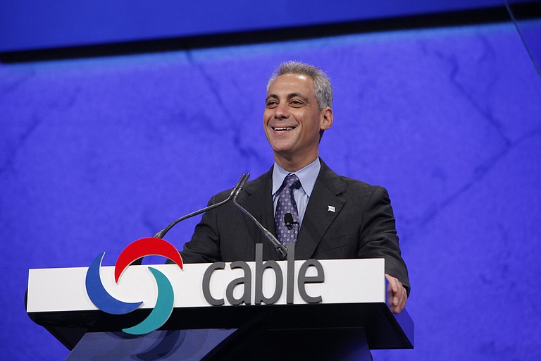 Mayor Rahm Emanuel has said Chicago won't "be blackmailed" into changing its values as a city welcoming of immigrants. Photo courtesy Flickr/The Cable Show