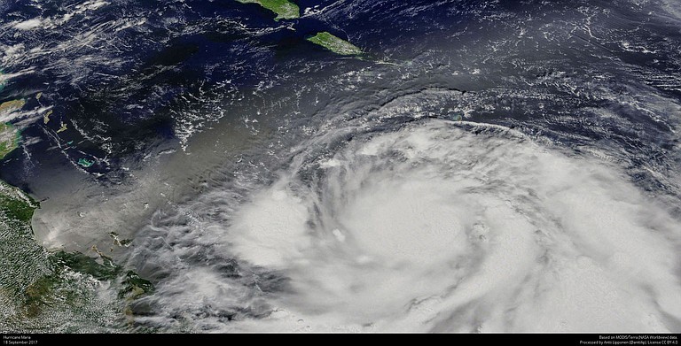 Hurricane Maria grew into a Category 3 storm on Monday as it barreled toward a potentially devastating collision with islands in the eastern Caribbean. Forecasters warned it was likely to grow even stronger. Photo courtesy Flickr/Antti Lipponen