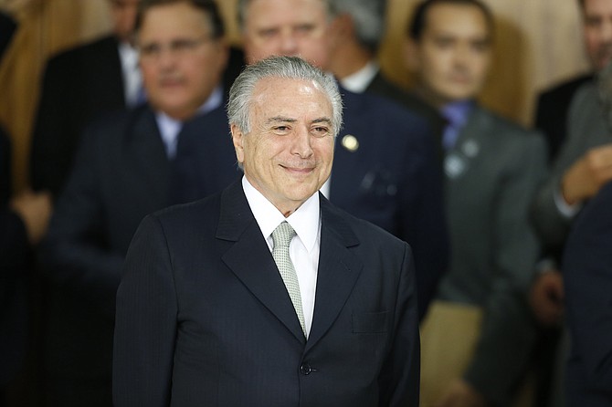 Brazilian President Michel Temer was first to sign on the opening day for signatures for the treaty. Photo courtesy Flickr/PMDB Nacional