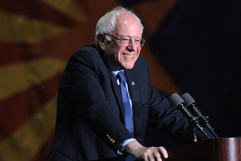 Bernie Sanders is criticizing President Donald Trump's foreign policy but also offering a sweeping indictment of how the United States has engaged in world affairs for generations. Photo courtesy Flickr/Gage Skidmore