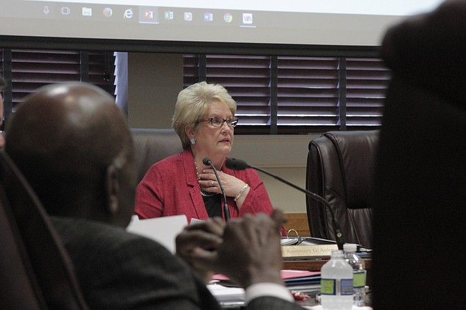 Mississippi Board of Education Chairwoman Rosemary Aultman says that students in Jackson Public Schools "are as intelligent and creative as the students in any other public school in our state."