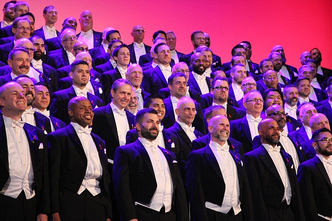 The San Francisco Gay Men’s Chorus performs in Jackson on Sunday, Oct. 8. Photo courtesy Joan Bowlen