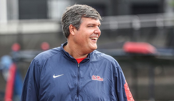 "We're going to build on the second half of Auburn," interim coach Matt Luke said. "That's going to be the turning point of our season." Photo courtesy Joshua McCoy/Ole Miss Athletics