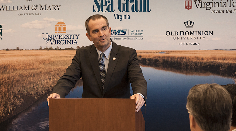 Seizing his party's first major Trump-era victory, Democrat Ralph Northam (pictured) beat back a charge from Republican Ed Gillespie in the race for Virginia governor, a bruising election that tested the power of President Donald Trump's fiery nationalism against the energy of the Trump resistance. Photo courtesy Flickr/Virginia Sea Grant