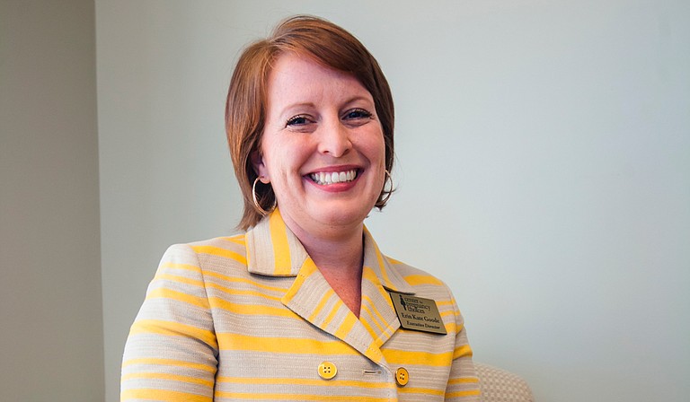 The Center for Pregnancy Choices’ Fondren office opened in May, but Executive Director Erin Kate Goode (pictured) said the clinic will have to get creative since the city council denied the nonprofit’s request to erect a sign on State Street. Photo by Stephen Wilson