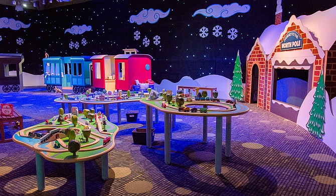 Mississippi Children's Museum will host Santa Saturdays every week from Nov. 25 to Dec. 23. Children will get the chance to meet and take photos with Santa, and see the "Journey to the North Pole" exhibit, in which the Gertrude C. Ford Exhibition Hall will become a magical winter village complete with twinkling lights, train cars, the 45-foot Snowflake Slide and more. Santa Saturdays are from 10 a.m. to 2 p.m. every Saturday and are free with museum admission. Photo courtesy MCM/Lindsay McMurtay