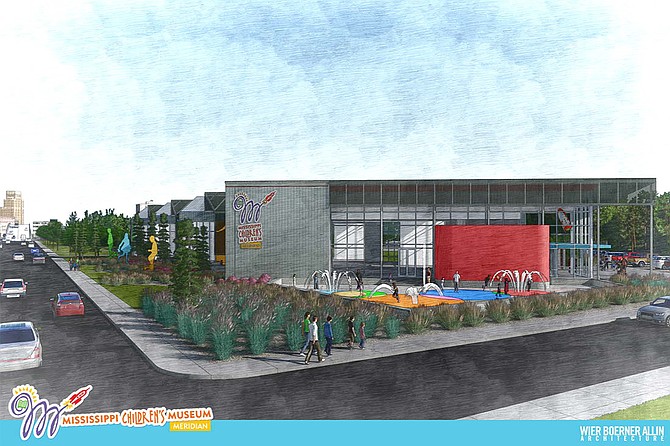 The Mississippi Children's Museum satellite in Meridian will be located inside a former Sears department store at 403 22nd Ave. in Meridian. Photo courtesy WBA Exterior Rendering