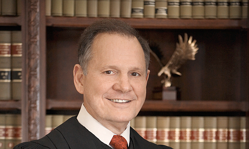 Moore sent a fundraising email to supporters asking for contributions to his "election integrity fund' so he could investigate reports of voter fraud. Photo courtesy Judicial.alabama.gov