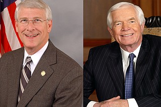 Mississippi Sens. Roger Wicker (left) and Thad Cochran (right) both voted in favor of the massive Republican tax reform legislation, which President Donald Trump signed into law today. Photo courtesy U.S. Senate