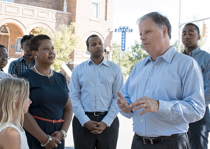 Democrat Doug Jones' (pictured) historic victory over Republican Roy Moore was declared official Thursday as Alabama election officials certified him the winner of the special Senate election, despite Moore's last-minute lawsuit claiming voter fraud. Photo courtesy dougjonesforsenate.com