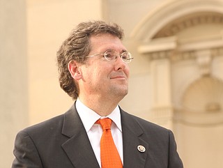 Rep. Gregg Harper of Mississippi was first elected in 2008. He said Thursday that he never intended to make a career in Congress, and "10 years will be long enough." Photo courtesy Amile Wilson
