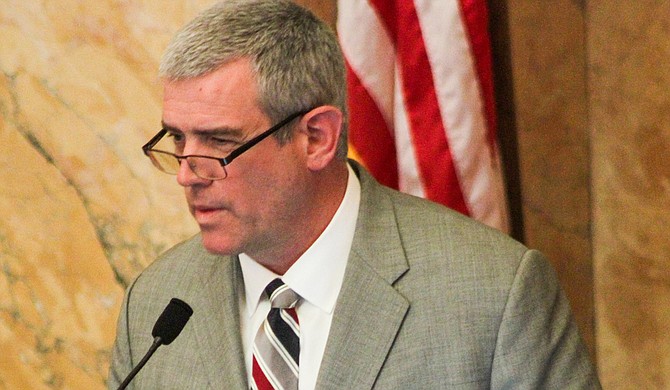 House Speaker Philip Gunn, R-Clinton, pushed a package of transportation funding bills through committees and onto the House floor in the first week of the 2018 legislative session.