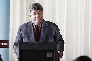 In a statement Thursday, Senate President Pro Tempore Terry Burton of Newton and House Speaker Pro Tempore Greg Snowden (pictured) of Meridian said news conferences with 25 or fewer participants are allowed inside the Capitol, but rallies are supposed to be outside.