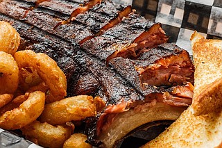 The menu at Steve's features barbecue nachos, sliders, smoked baby back ribs, pulled pork, sliced brisket sandwiches, smoked turkey breast, smoked sausage hoagies, burgers and more. Photo courtesy Steve's Ribs and Grill