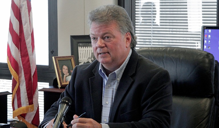 Republican Rep. Mark Baker said the current attorney general, Democrat Jim Hood (pictured), has been awarding no-bid contracts to private lawyers to sue companies on behalf of the state.