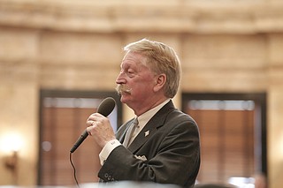 Rep. Jeff Smith, R-Columbus, brought the "One Lake" bond bill back for a vote after representatives had initially killed the measure. It passed by three votes on Thursday, Feb. 22.