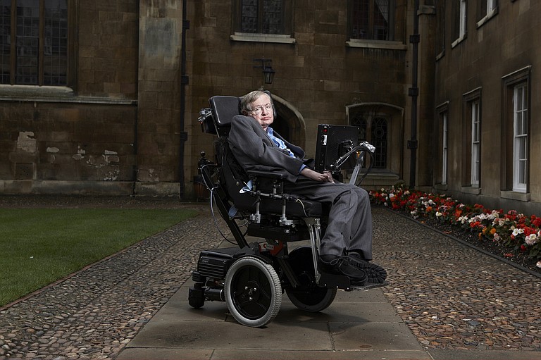 Stephen Hawking, whose brilliant mind ranged across time and space though his body was paralyzed by disease, has died. He was 76. Photo courtesy Flickr/Lwp Kommunikáció