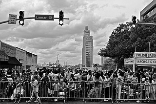 The Hal’s St. Paddy’s Parade & Festival falls on St. Patrick’s Day this year, Saturday, March 17. The event draws about 75,000 people downtown. Photo courtesy Hal’s St. Paddy’s Parade