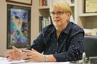Jackson Zoo Executive Director Beth Poff is excited to rebuild at LeFleur’s Bluff State Park, which is still in Jackson, but hates to leave the old one.