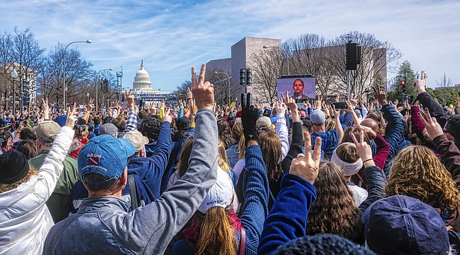 It gladdened my heart when I saw young people—including students of mine like Jaz Brisack—marching and demanding an end to politically sanctioned gun lawlessness in the recent "March for Our Lives" in Washington, D.C., Jackson, Oxford and across the nation. Photo: https://bit.ly/2H4IoNX