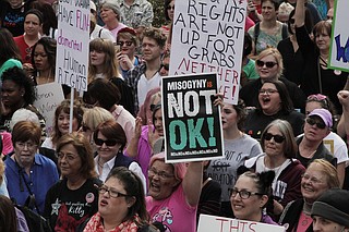 A surge of women into this year's midterm elections had been expected since the Women's March demonstrations nationwide just after Trump's inauguration in January 2017. 