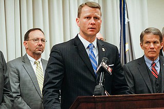 At a press conference on April 16 at the United States Courthouse in downtown Jackson, U.S. Attorney Mike Hurst touted 45 arrests from the previous week that might end up being prosecuted under Project EJECT.