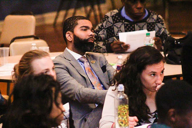 At the participatory budgeting People’s Assembly on April 10,  Mayor Chokwe Antar Lumumba engaged as a citizen, rather than as the mayor.