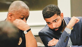 The City of Jackson will host a Crime and Justice Summit Thursday, April 19, at 6 p.m. at the Jackson Convention Complex. Mayor Chokwe Antar Lumumba (left) and Jackson Police Department Interim Chief Anthony Moore are pictured at the City's first officer-identification task-force meeting on April 11.