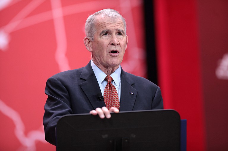 Retired Marine Lt. Col. Oliver North, a popular speaker before the National Rifle Association, is poised to become the group's next president.