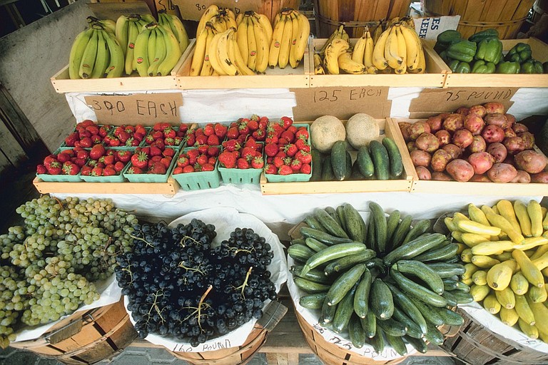 We have tons of healthy options here, more than I sometimes think about. We have opportunities to enjoy local produce, whether it's from the Mississippi Farmers Market or one of the great produce-pack programs in the area, such as Foot Print Farms or Up in Farms Food Hub. 