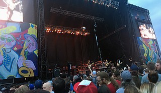 Rock band Dashboard Confessional performed May 4 at the 2018 Beale Street Music Festival in Memphis.