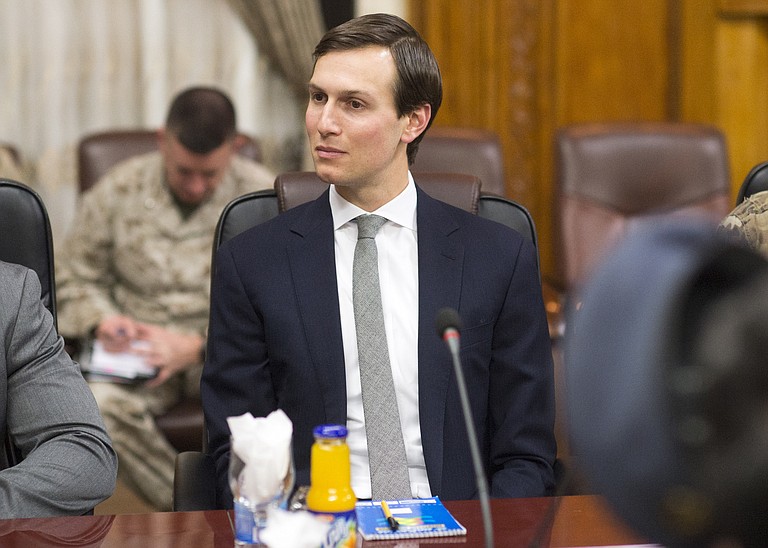 President Donald Trump's son-in-law, Jared Kushner (pictured), has been granted a permanent security clearance following a lengthy FBI background check, a person familiar with the situation said Wednesday.