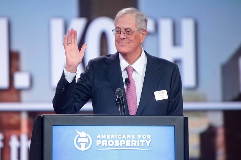 Billionaire conservative icon David Koch is stepping down from the Koch brothers' network of business and political activities.