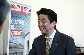 President Donald Trump is welcoming Japanese Prime Minister Shinzo Abe to the White House for consultations before the U.S. leader meets with North Korea's Kim Jong Un next week in Singapore.