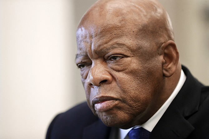 U.S. Rep. John Lewis is scheduled to speak during the 11 a.m. Monday event at the Cobb Energy Performing Arts Centre northwest of Atlanta.