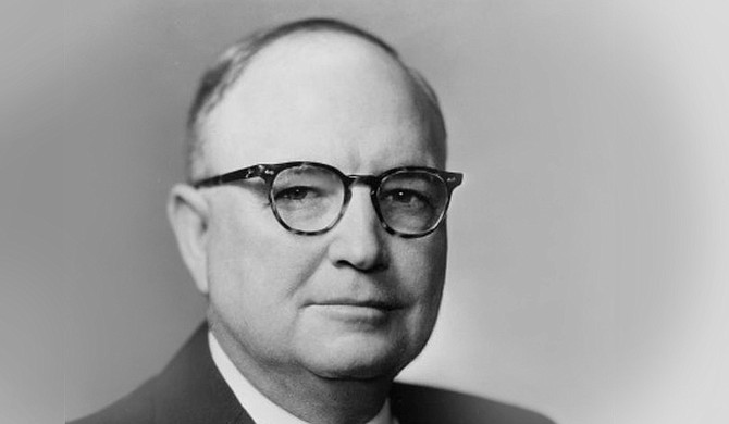 The late Brad Dye, Mississippi lieutenant governor from 1980 to 1992 after stints as state treasurer, other offices and in 1954, was a driver for U.S. Sen. James O. Eastland (pictured) during his re-election campaign.