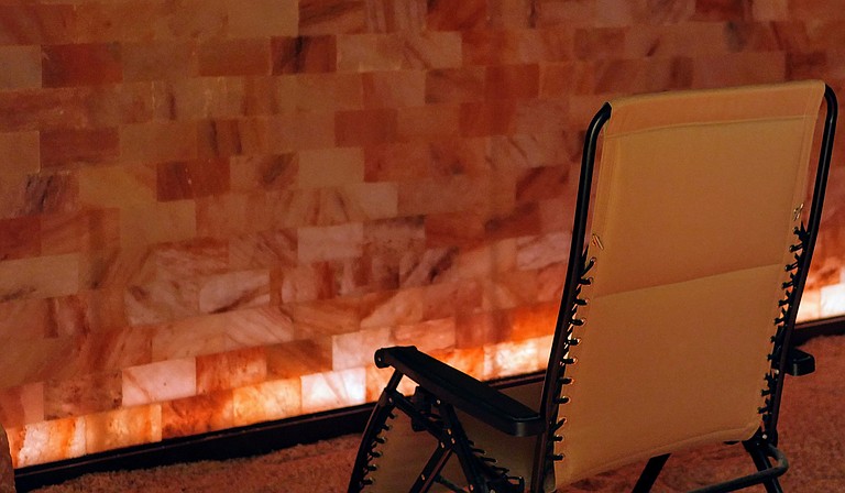 Among its many services, Soul Synergy Center houses a salt cave for halotherapy.