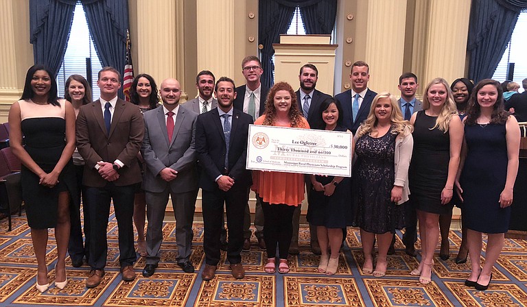 Mississippi State University presented $30,000 scholarships to six current students and three graduates on Thursday, July 12, as part of the Mississippi Rural Physicians Scholarship Program.